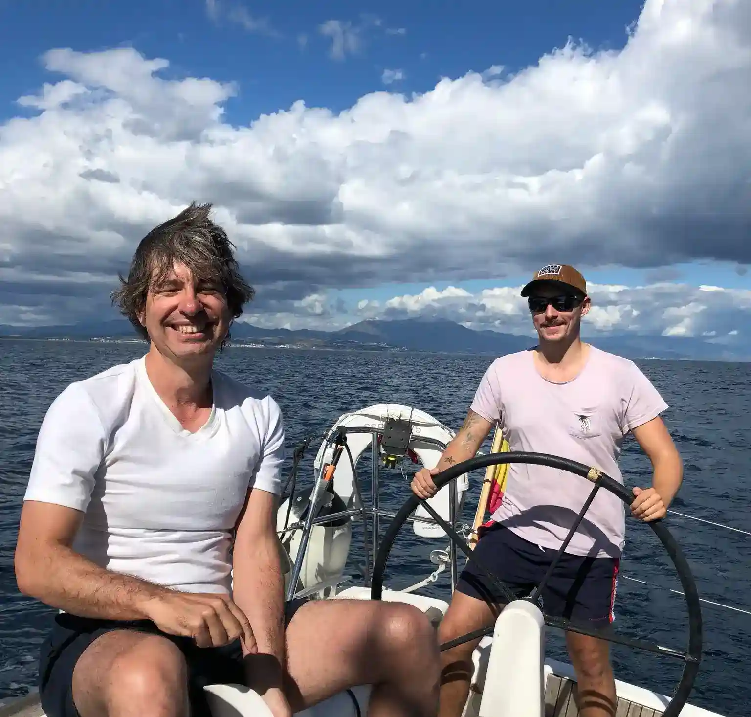 Oliver Grant, sailing course student
