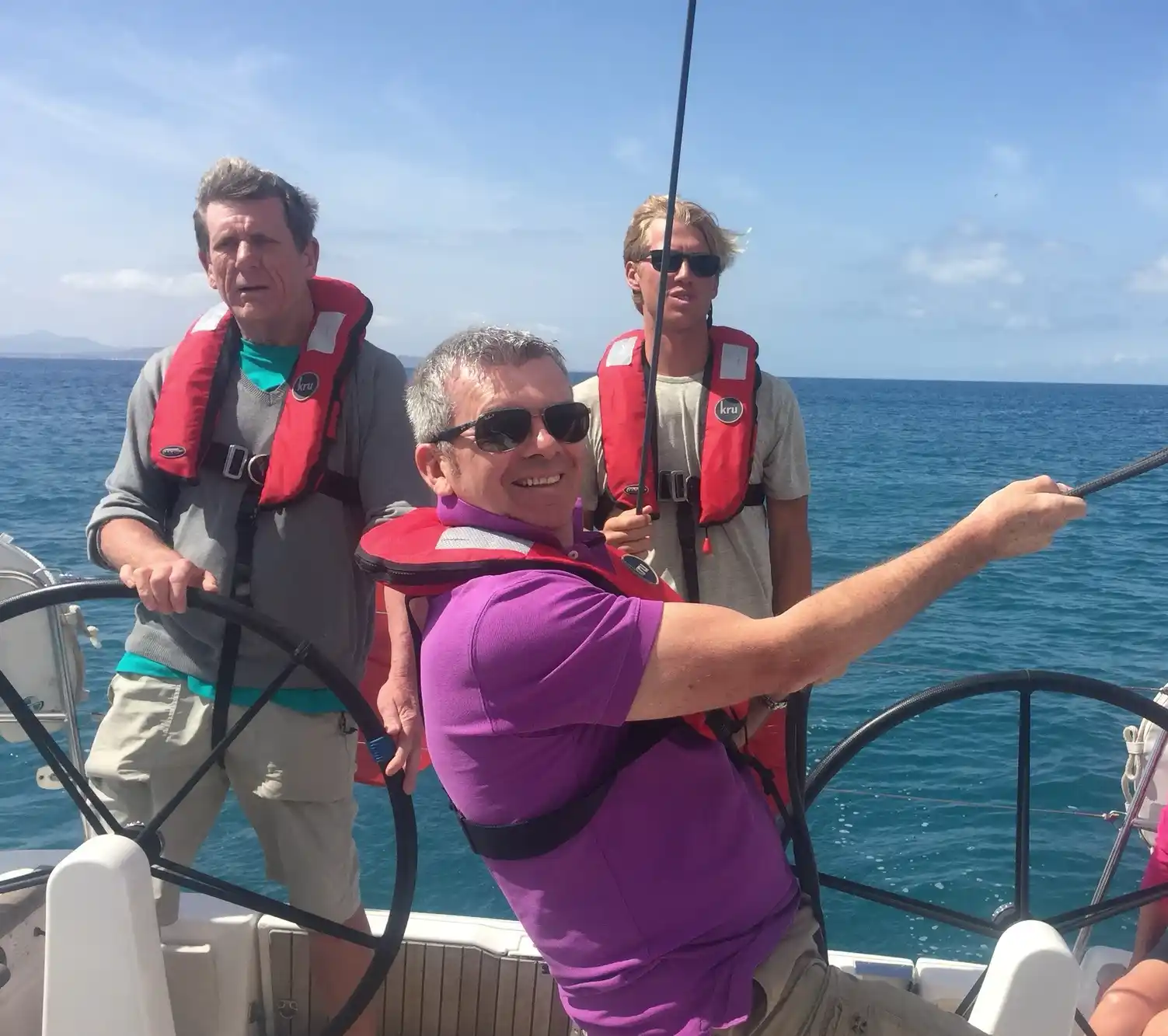 Camille Laurent, sailing course student